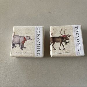 Margot Elena set of two bars of holiday Tokyo milk  soap NIP
